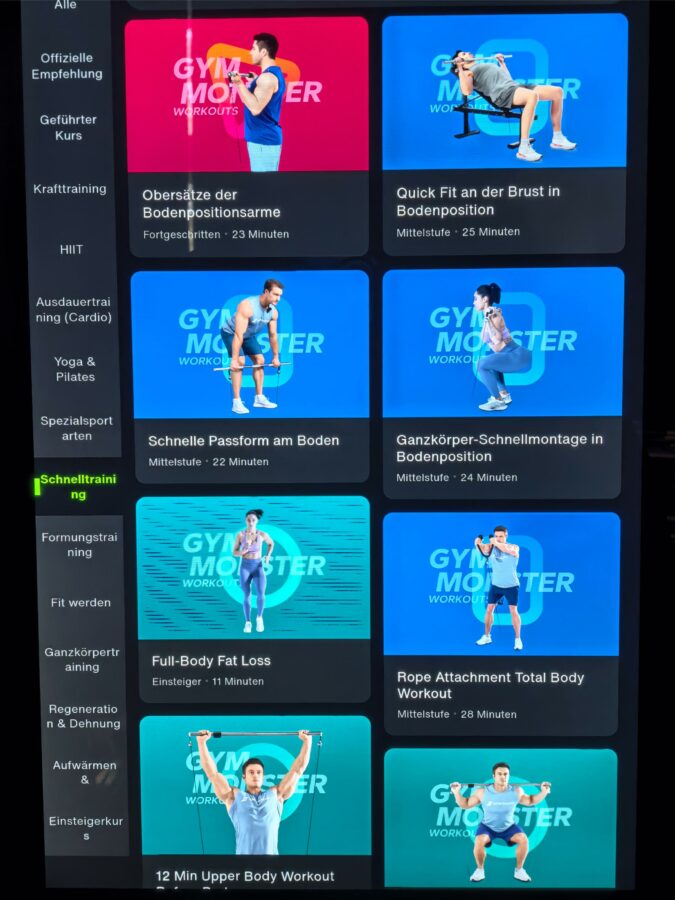 Speediance Gym Monster 2 Test Uebersicht Trainingsprogramme 8