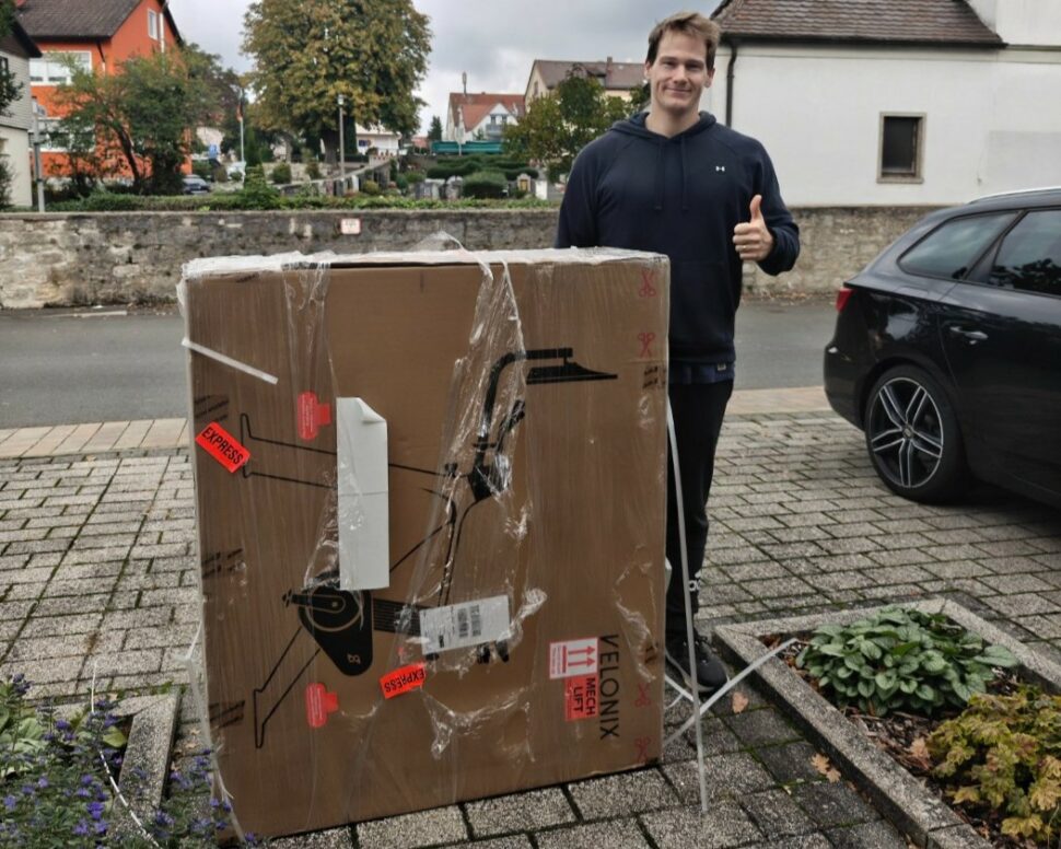 Speediance VeloNix Test Lieferung Aufbau 2 Speediance VeloNix Test Lieferung Aufbau 2