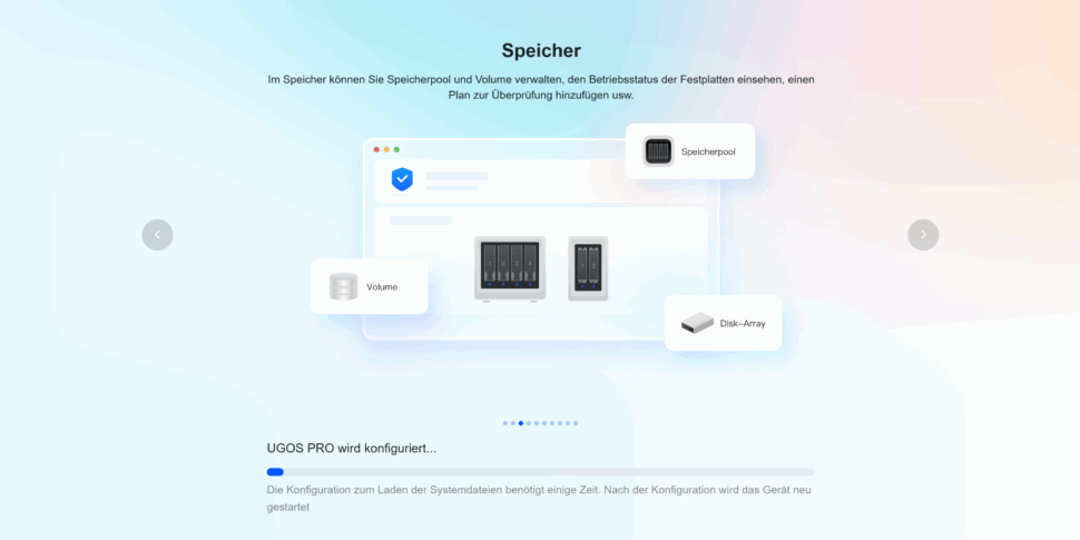 Einrichtung UGREEN NASync DH2300 Screenshot V Einrichtung UGREEN NASync DH2300 Screenshot V