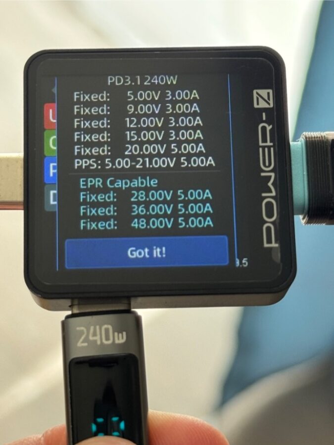 Ugreen 500W Desktop Charger Ladestandards 2