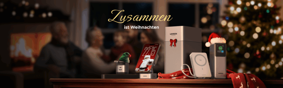 Ugreen Banner Zusammen ist Weihnachten