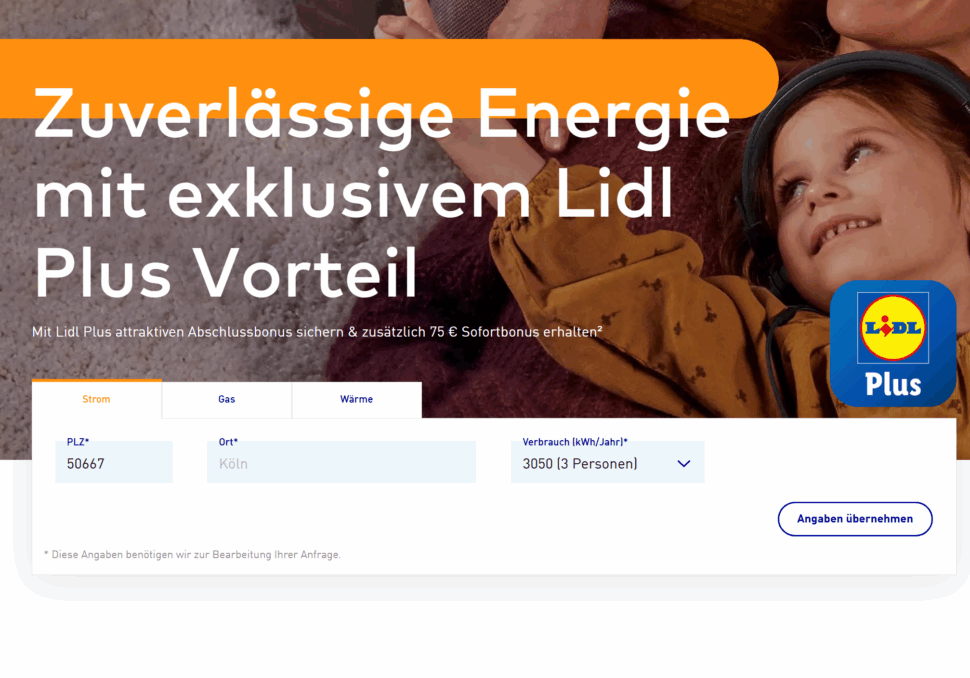 Lidl Plus enbw Energie
