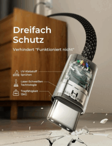 Dreifachschutz ladekabel Lisen