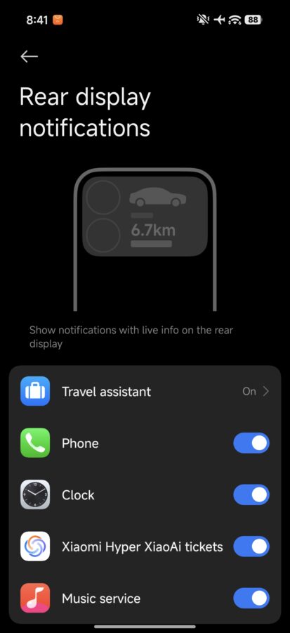 Xiaomi 17 Pro Test Screenshot Rear Display 2