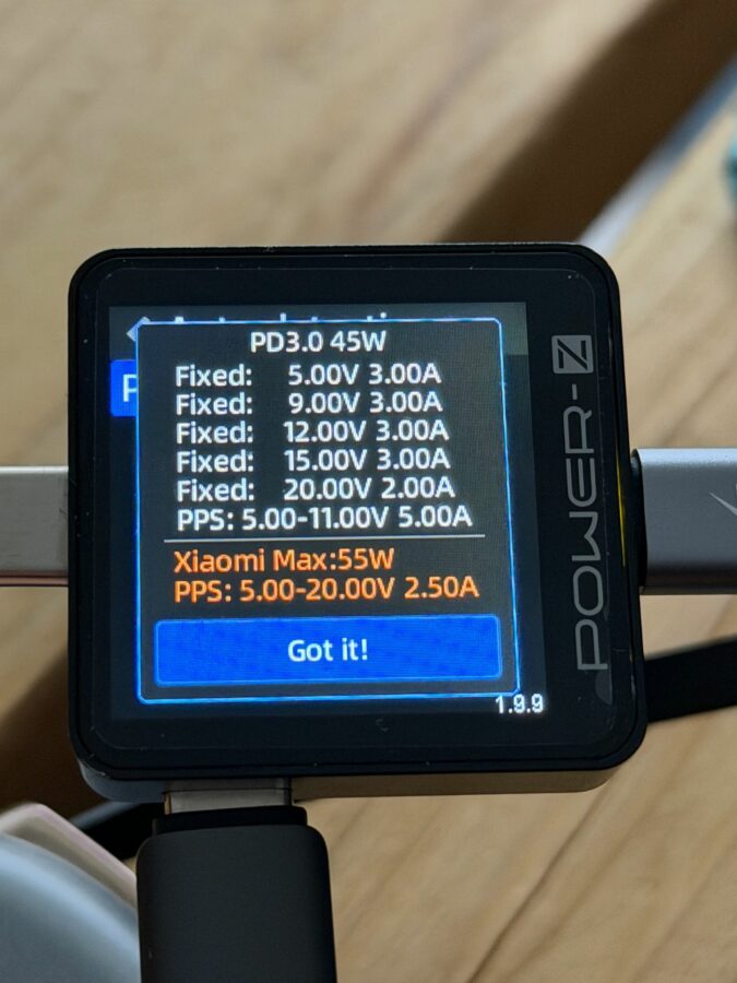 Cuktech 10 Mini Ladeprotokolle 1 Cuktech 10 Mini Ladeprotokolle 1