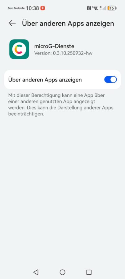 Huawei Smartphones Google Installieren MicroG Anleitung 19