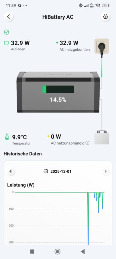 Hoymiles HiBattery 1920 AC erweiterte Einstellungen 3