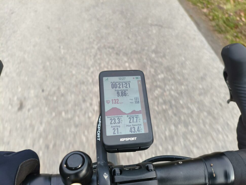 iGPSport BiNavi Test Radar Anzeige 2 iGPSport BiNavi Test Radar Anzeige 2