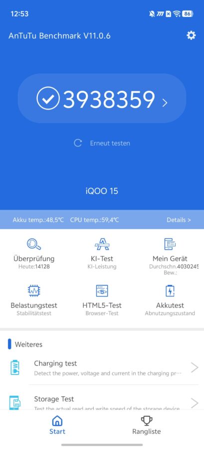 Vivo iQOO 15 Antutu 11