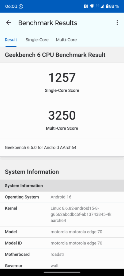 Motorola Edge 70 Benchmarks 3