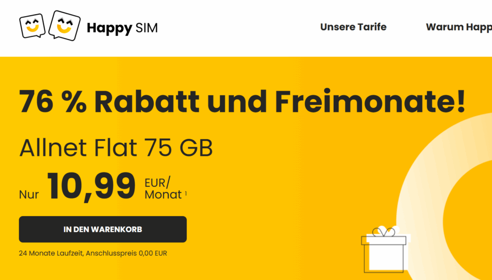 Happy SIM aktion Angebote Happy SIM aktion Angebote