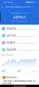 Test nothing Phone 3alite Benchmark 7