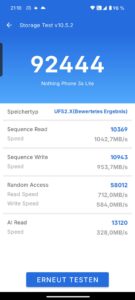 Test nothing Phone 3alite Benchmark 8
