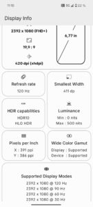 Test nothing Phone 3alite Display