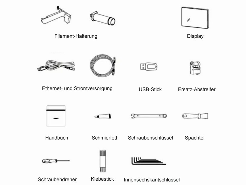 Zuebehoer Qidi Q2 Zubehör
