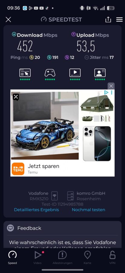 Realme GT8 pro SIM netz Empfang 1 Realme GT8 pro SIM netz Empfang 1