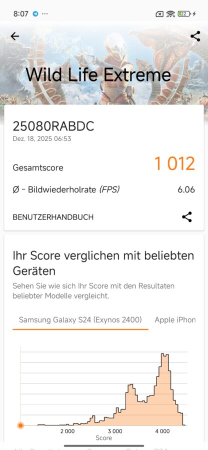 Wildlife Extreme 3DMark Wildlife Extreme 3DMark