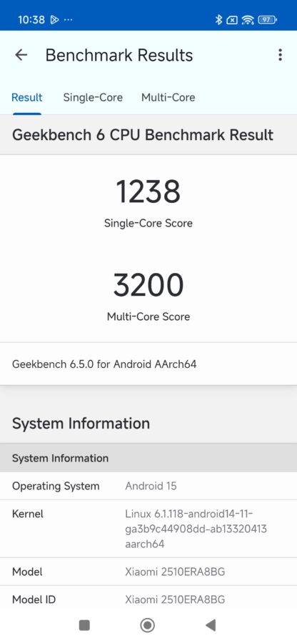 Redmi Note 15 Pro geekbench 6 Redmi Note 15 Pro geekbench 6