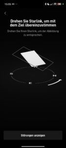 Starlink App ausrichtung Starlink App ausrichtung