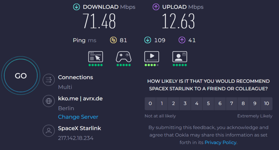 Test Starlink Zocken Test Starlink Zocken