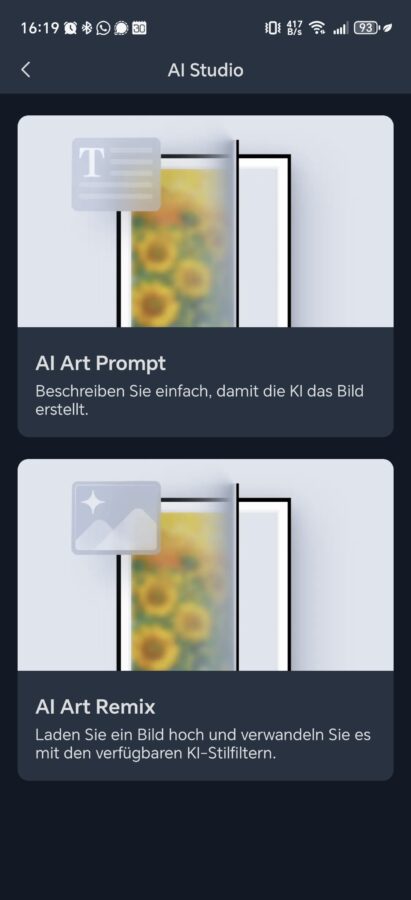 Switchbot AI Art Frame App 1 Switchbot AI Art Frame App 1