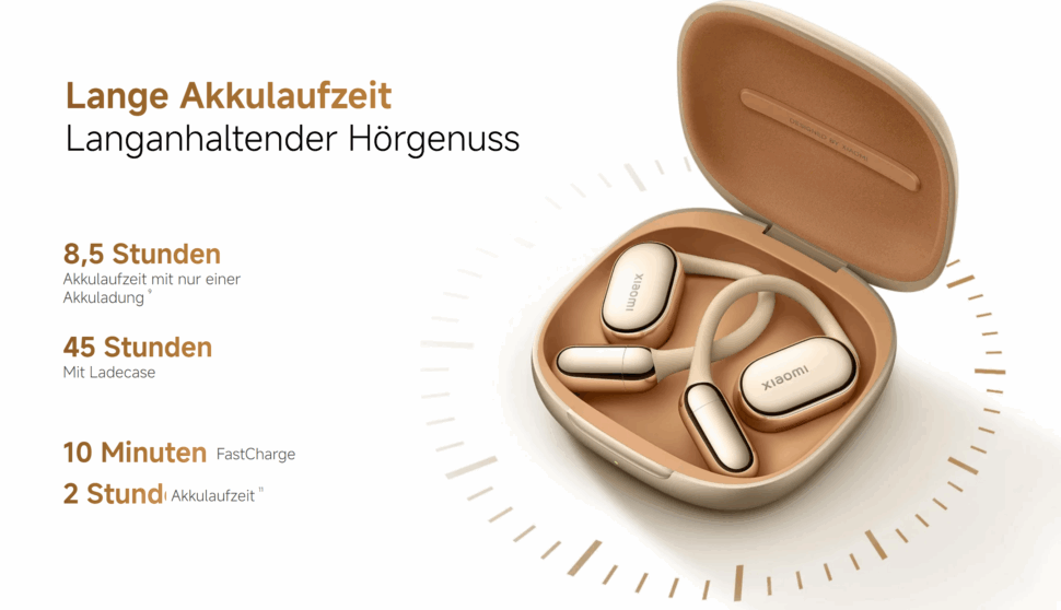 Xiaomi OpenWear Stereo Pro Akkulaufzeit Xiaomi OpenWear Stereo Pro Akkulaufzeit