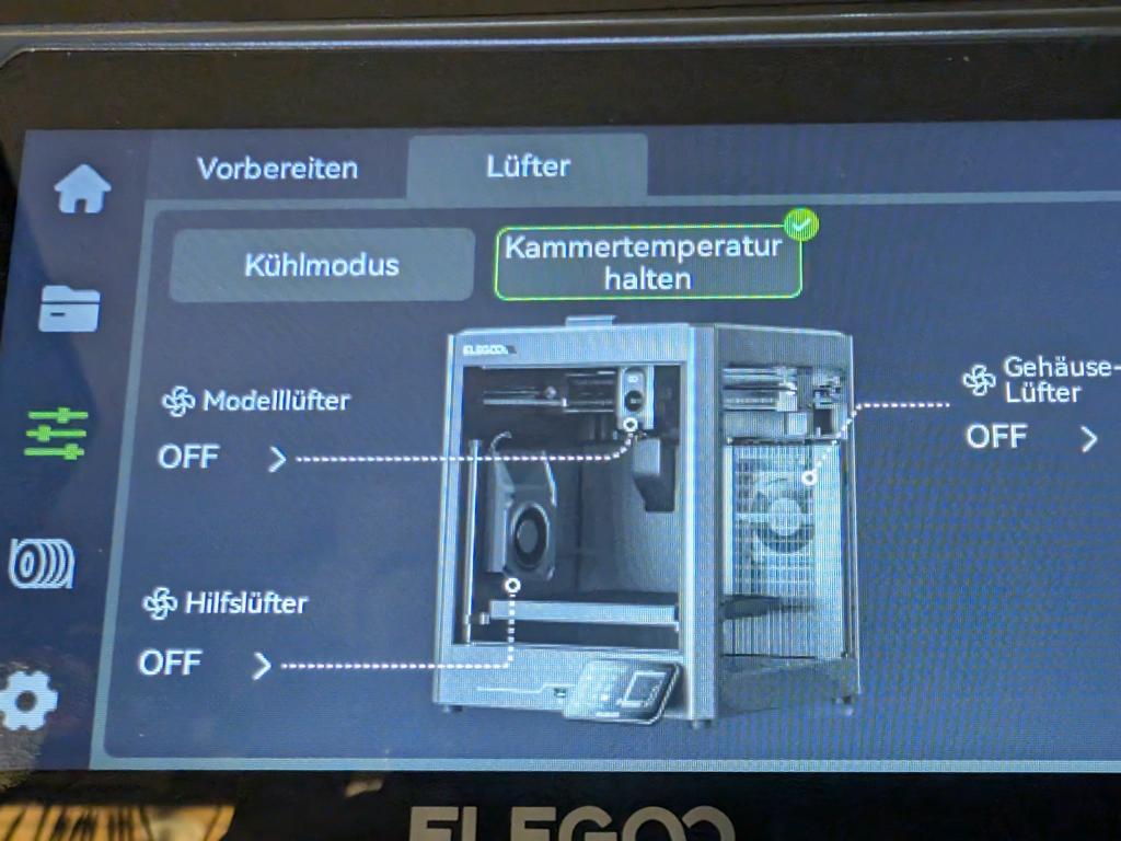 Elegoo Centauri Carbon 2 Combo 17 Carbon 2 Combo Display