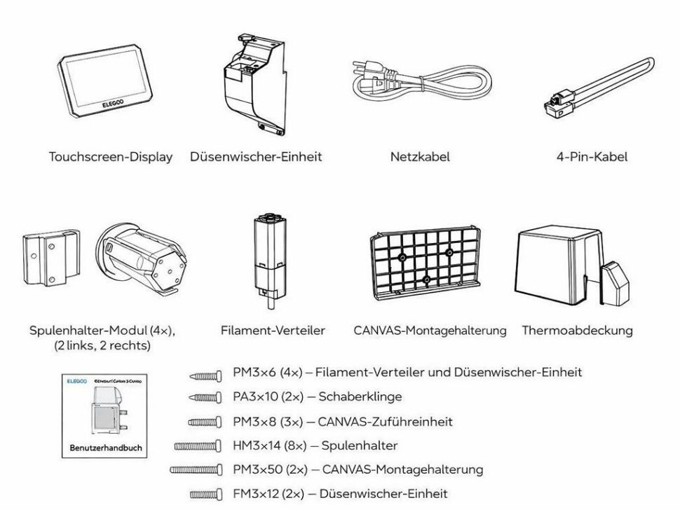 Elegoo Centauri Carbon 2 Combo 4 Elegoo Centauri Carbon 2 Combo 4
