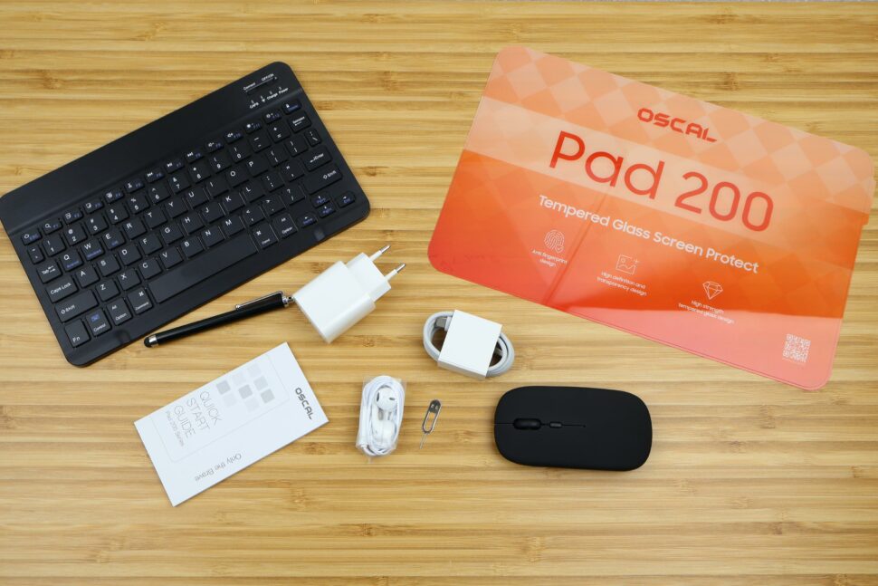 Oscal Pad 200 Lieferumfang Oscal Pad 200 Lieferumfang