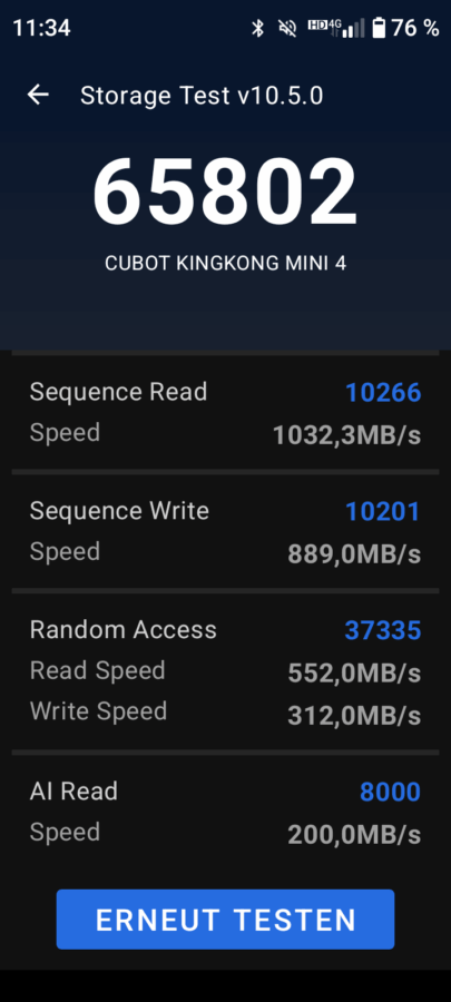 Cubot Kingkong Mini 4 Leistung 1 Cubot Kingkong Mini 4 Leistung 1