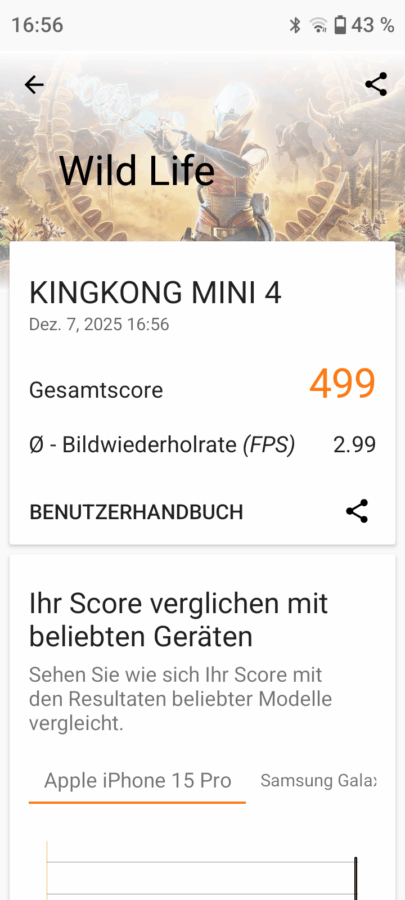 Cubot Kingkong Mini 4 Leistung 4 Cubot Kingkong Mini 4 Leistung 4