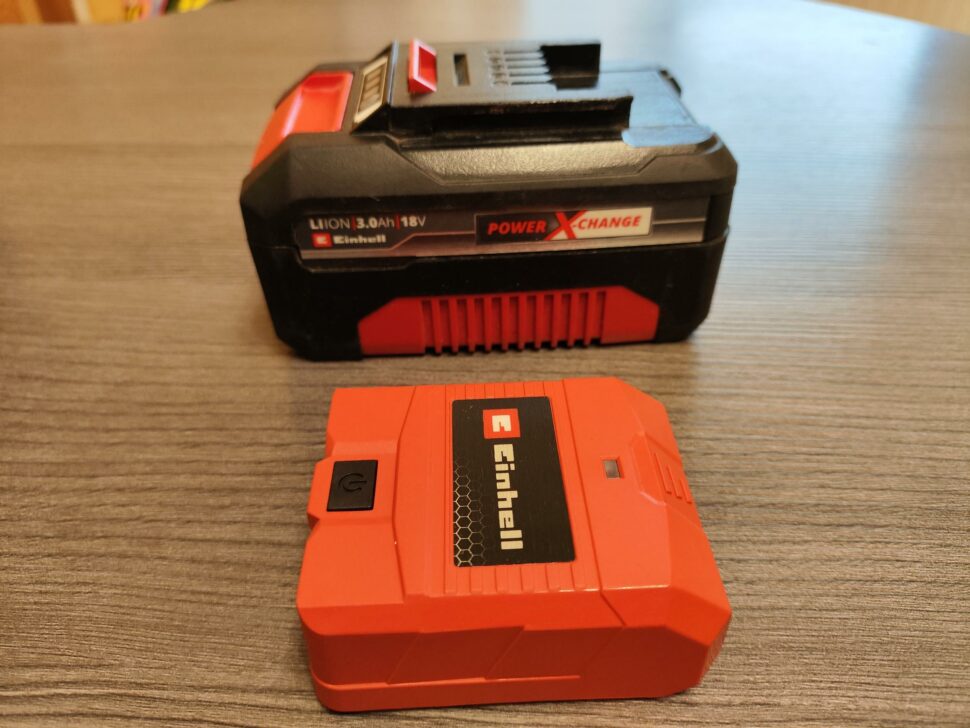 Einhell USB Akku Adapter Design und Verarbeitung 1 Einhell USB Akku Adapter Design und Verarbeitung 1