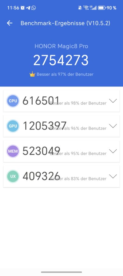 Honor Magic 8 Pro Benchmarks 3 Honor Magic 8 Pro Benchmarks 3
