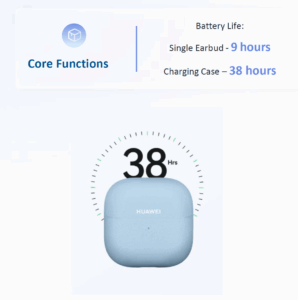 Huawei FreeClip 2 Akkulaufzeit Hersteller Angabe Huawei FreeClip 2 Akkulaufzeit Hersteller Angabe