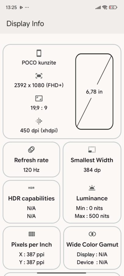 Test Poco M8 Display 3 Test Poco M8 Display 3