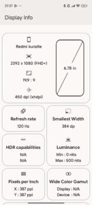 Test Redmi Note15 5G Display Test Redmi Note15 5G Display