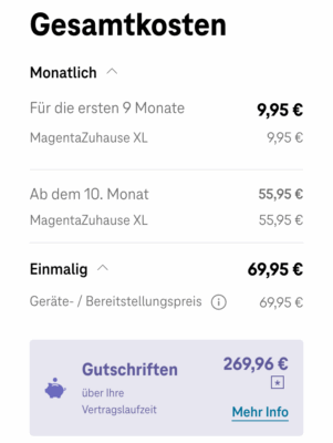 Telekom Warenkorb Telekom Warenkorb