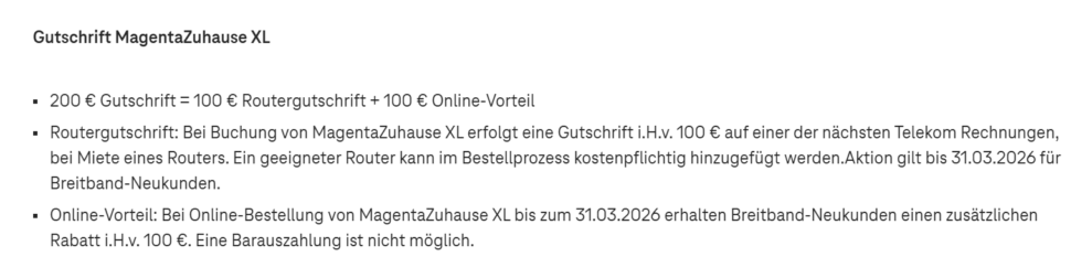 Gutschriften 200E telekom Gutschriften 200E telekom