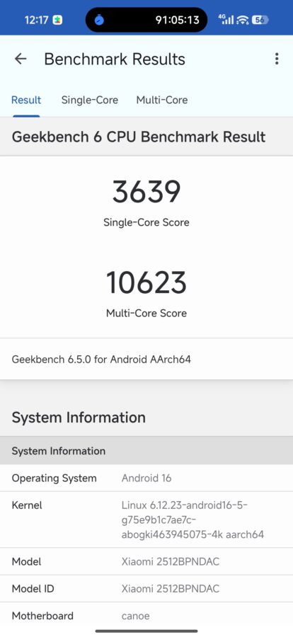 Xiaomi 17 Ultra Benchmark Geekbench 6 Xiaomi 17 Ultra Benchmark Geekbench 6