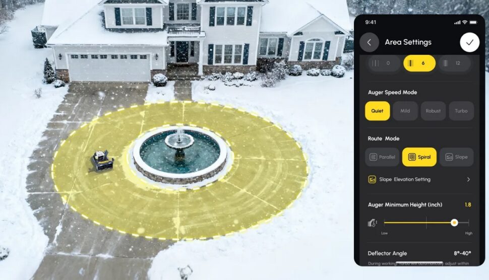 Yarbo Schneefraese App1 Yarbo Schneefraese App1