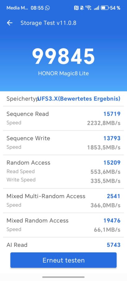 Test Honor Magic 8 Lite Bench 6 Test Honor Magic 8 Lite Bench 6