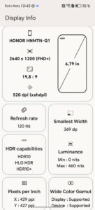 Test Honor Magic 8 Lite Display 5 Test Honor Magic 8 Lite Display 5