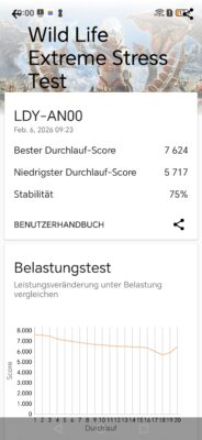 Honor Magic 8 Pro Air Benchmark Stresstest 3DMark 2 Honor Magic 8 Pro Air Benchmark Stresstest 3DMark 2