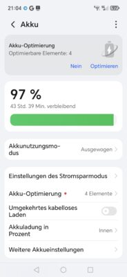 Honor Magic 8 Pro Air battery settings Honor Magic 8 Pro Air battery settings