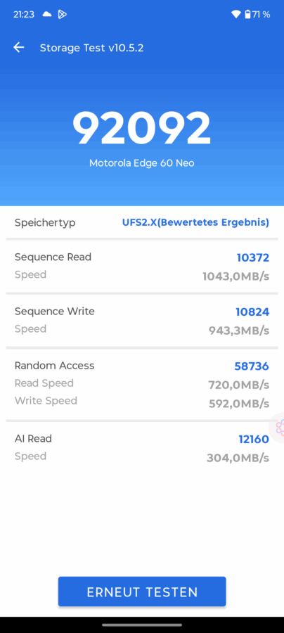 screenshot motorola edge 60neo speicher screenshot motorola edge 60neo speicher