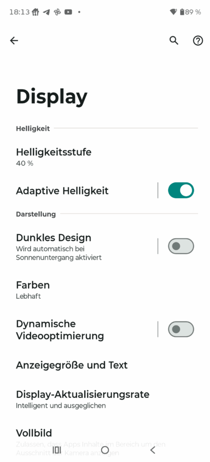 Motorola Signature Display Settings 1 Motorola Signature Display Settings 1
