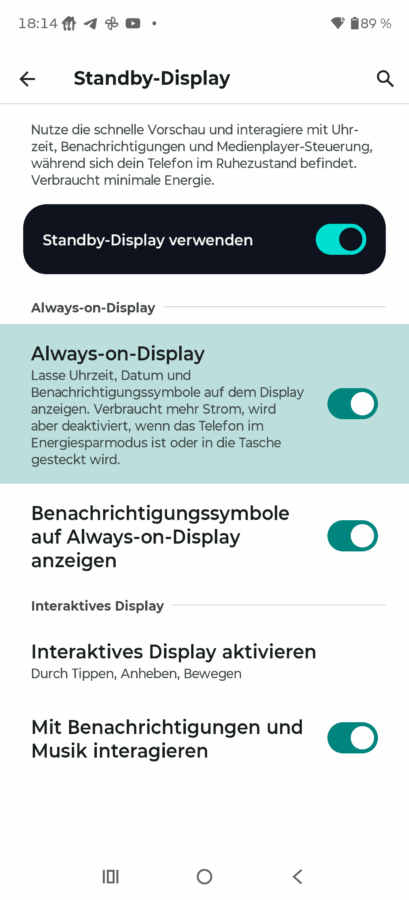 Motorola Signature Display Settings 4 Motorola Signature Display Settings 4