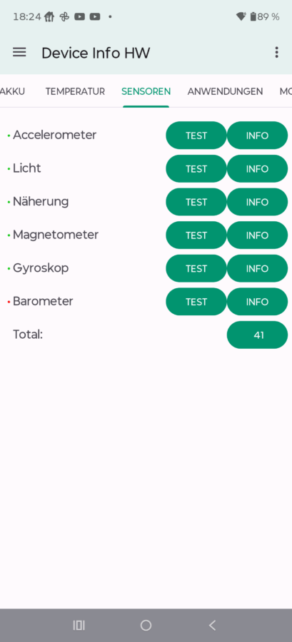 Motorola Signature sensors Motorola Signature sensors