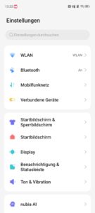 Test Nubia Air System 9 Test Nubia Air System 9