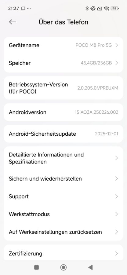 Poco M8 Pro Android 15 System HyperOS 2 2 Poco M8 Pro Android 15 System HyperOS 2 2
